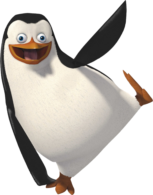 Um pinguim madagascar